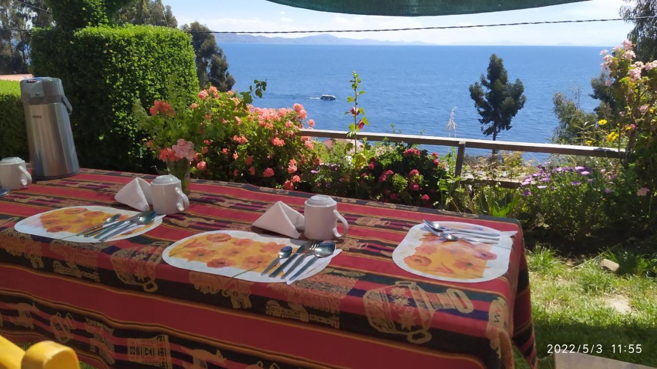 Tikawasi Homestay Comunidad Pueblo Isla Amantani Jose Luis Ocosuyo Dış mekan fotoğraf